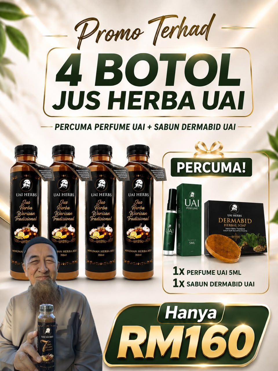 Pakej Mujarab 4 Botol